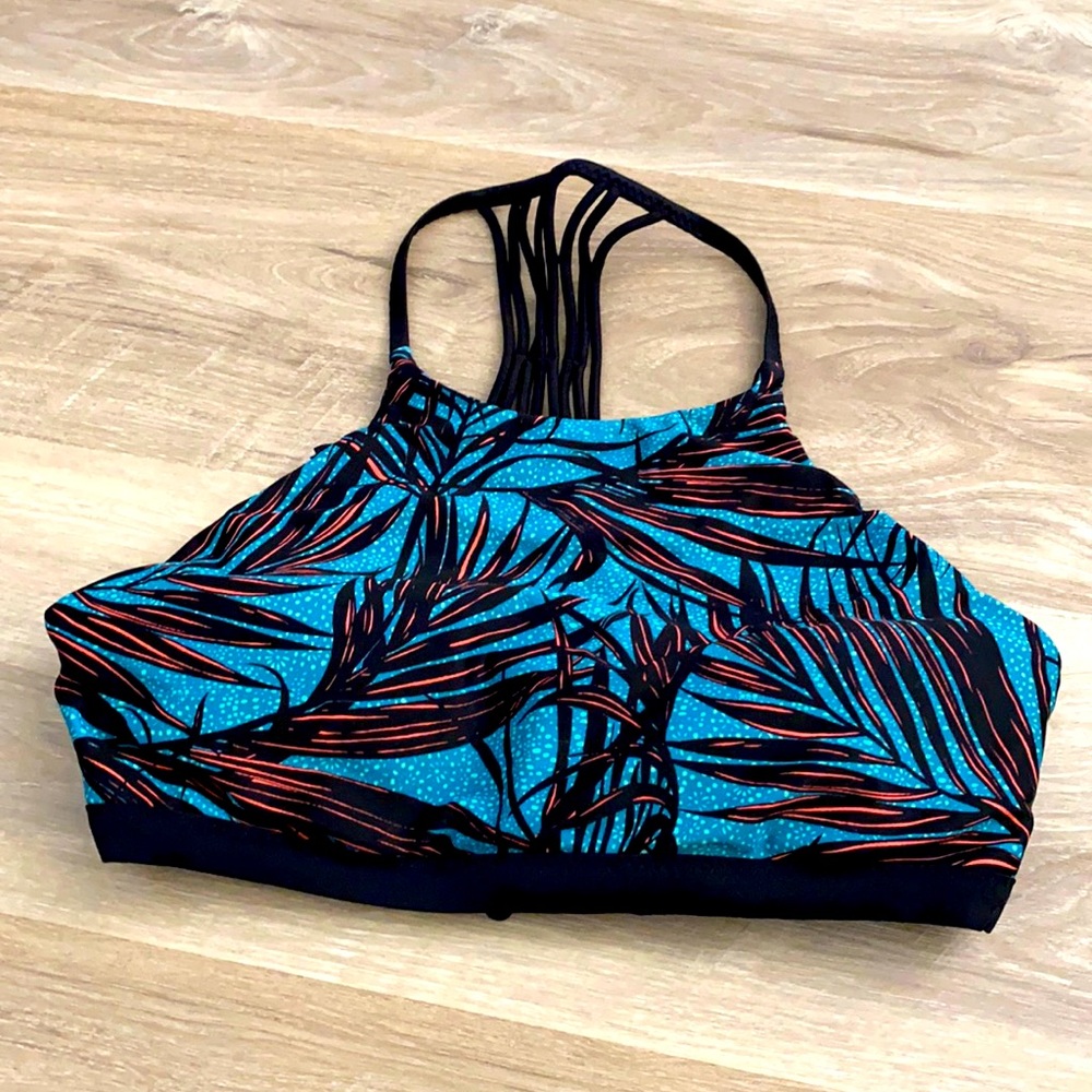 Lululemon high neck strappy swim top